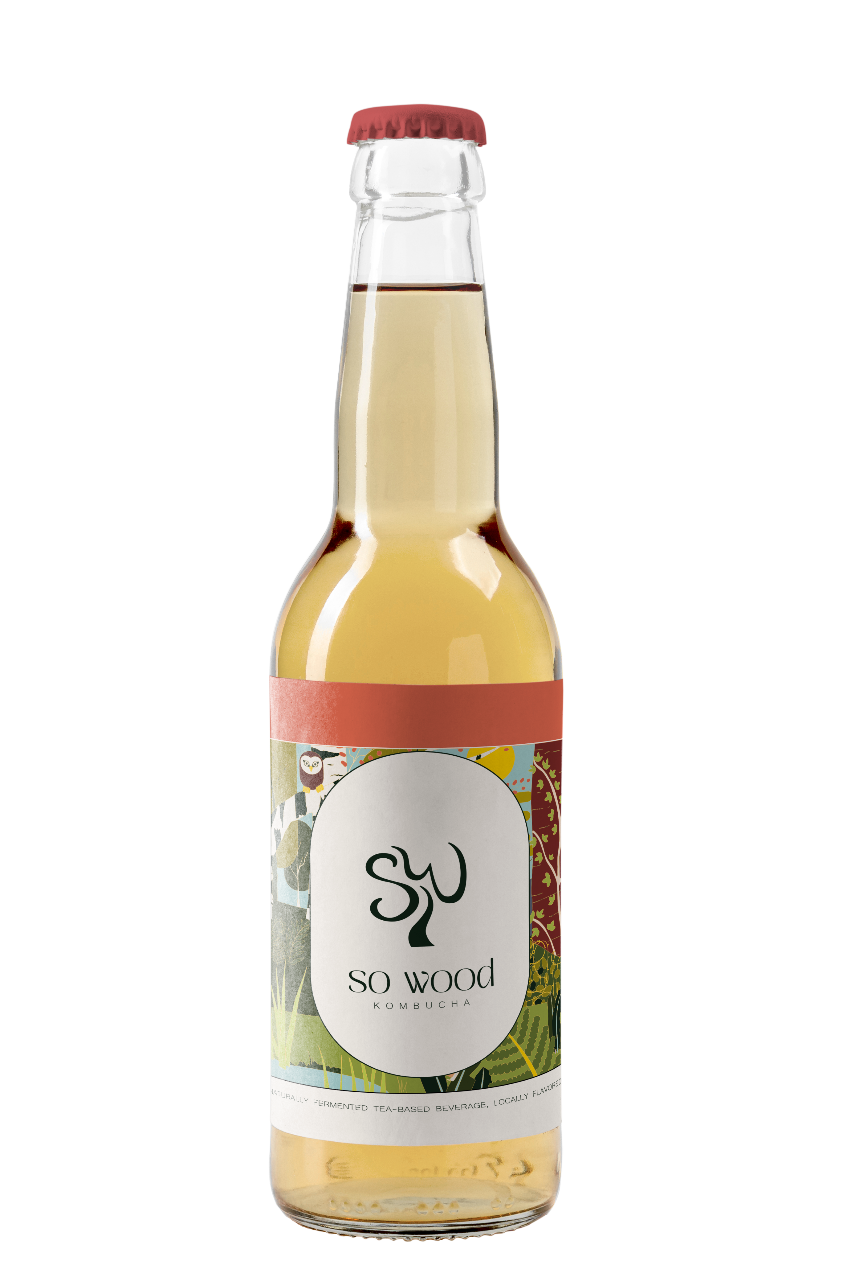 SoWood Kombucha saveur aubépine